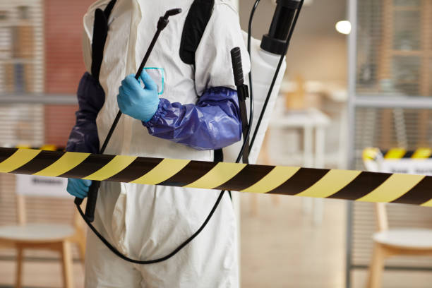 Professional Blood Cleanup technician working in Raymond, IL